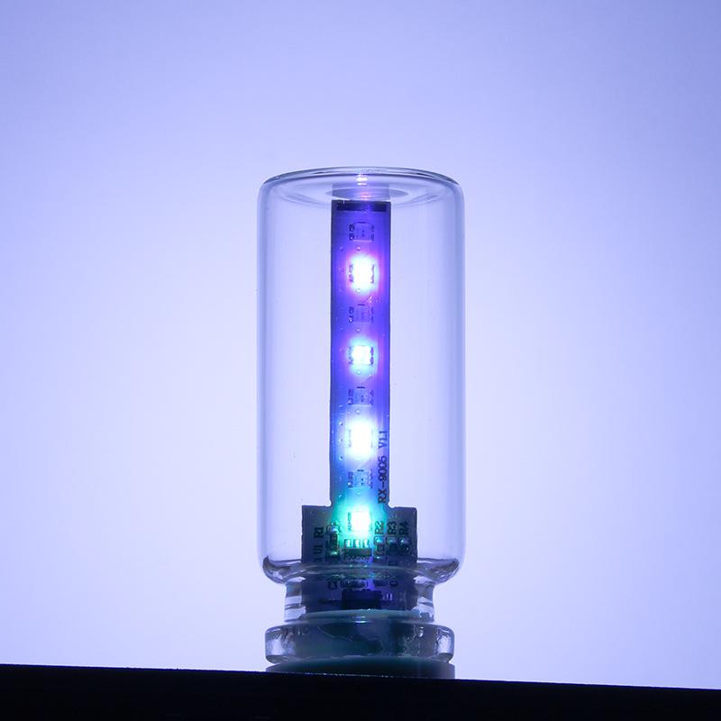 RX9005 USB LED Night Light: Colorful Glass Bottle Ornament for Christmas