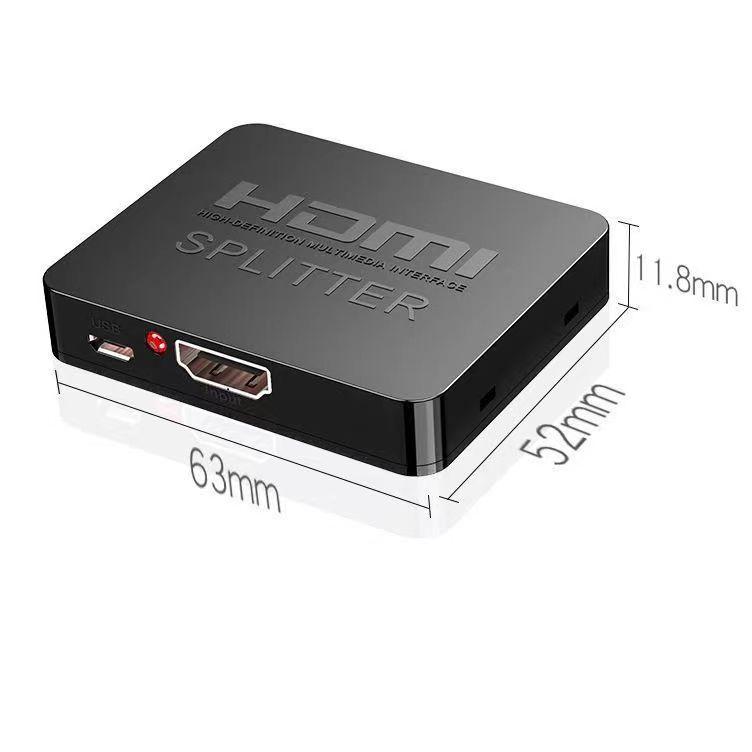 4K HDMI Splitter 1x2 1x4 HDMI Switch 1 In 2 Out Video Distributor Splitter 1080P Dual Display for TV PC Laptop Monitor Projector