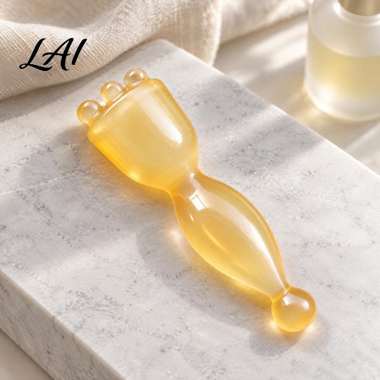 Eye Contour Massager 2Pcs Double-Ended Massage Stick Face & Sculpting Tool Facial Puffiness Relief Stick Wand for Tired Eyes Relief Reduce
