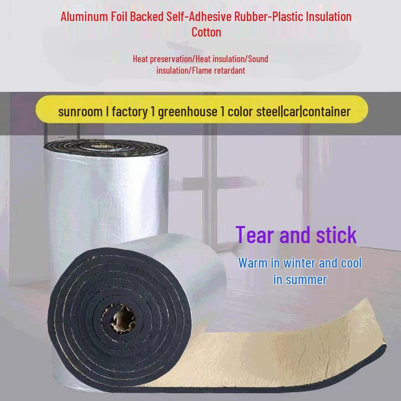150x50cm Self-Adhesive Aluminum Foil Sound & Heat Insulation for Car Chassis, Doors & Engine Hoods
