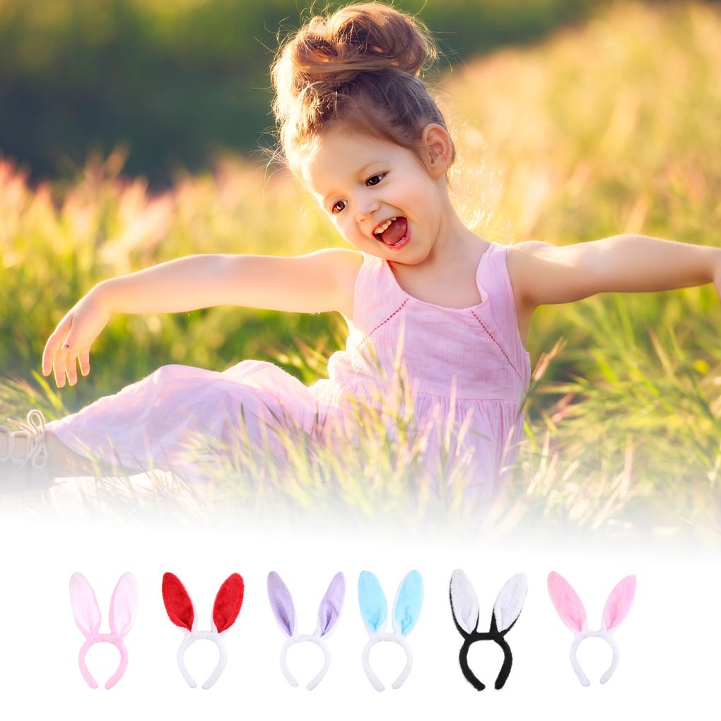 Cute Children Plush Ear Hairband Winter Spring Kids Decorative Headband Party Portable Costume Headwear Head Ornament