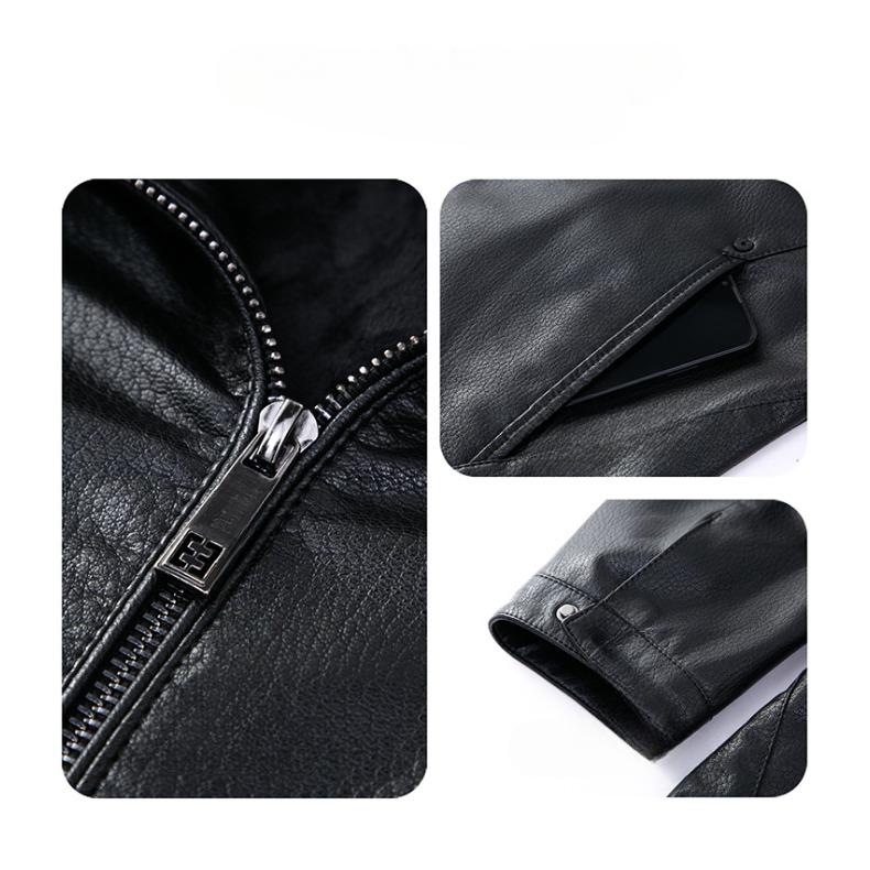 Куртка из натуральной кожи для мужчин — фото 8