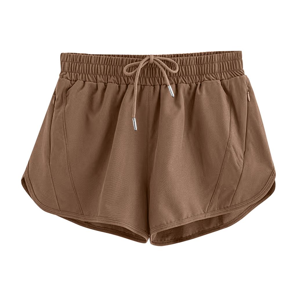 Women's Casual Loose Color Pants Pocket Utility Shorts