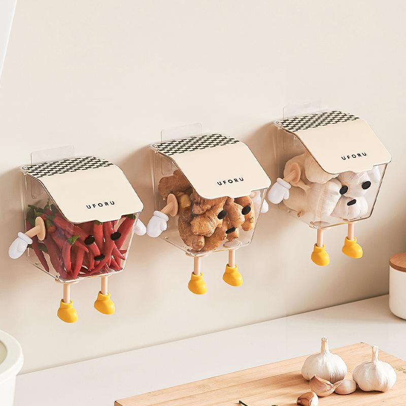 Multifunctional Kitchen Wall-mounted Adhesive Storage Rack Multifunctional Cabinet Door Storage Box Under Sink Drawer Shelf Bathroom Organizer