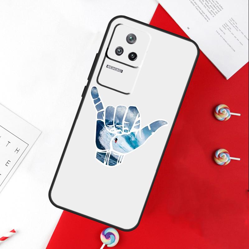 Surfer Surf Hang Loose Cover For Xiaomi 15 Ultra 13 14 11T 12T 13T 14T Pro POCO X7 Pro X3 X5 X6 M6 F5 F6 Pro Case