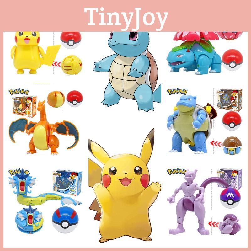 Authentic Zhuangchen Pikachu Super Dream Pokemon Elf Ball Children's Toy Set