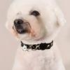1PC Glow-in-dark Breakaway Cat Collar with Moon Star Pattern, Adjustable Cat Necklace with Safety Buckle
