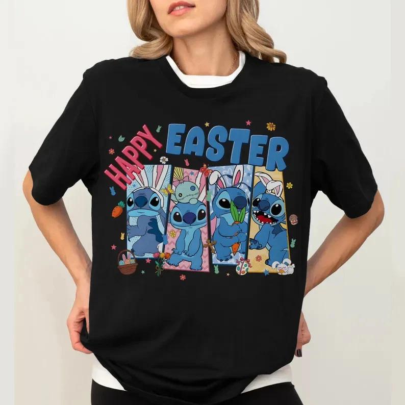 Dissney Stitch Happy Easter T Shirt Unisex 9 S