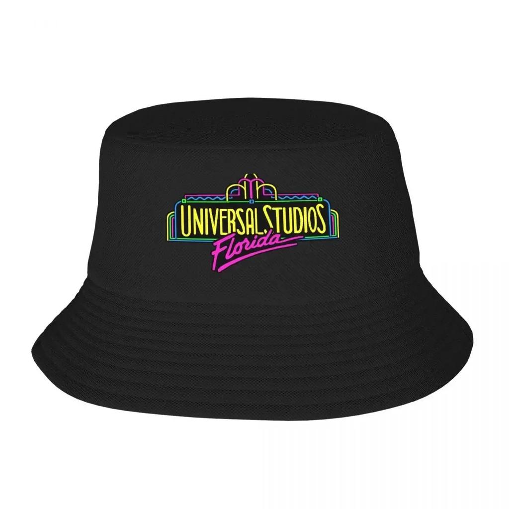 Universal Studios Florida V Bucket Hat Panama Hat Children Bob Hats Cool FisherUnisex Hats Summer Beach Fishing Unisex Caps