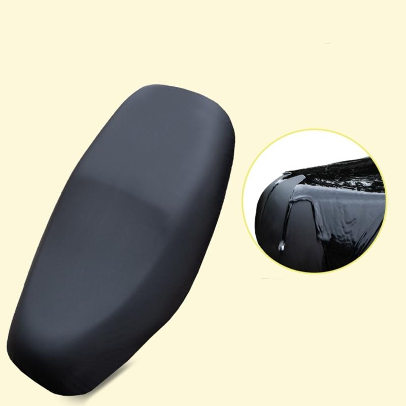 Waterproof Motorcycle Seat Cover, Motorcycle Seat Cushion, Black Dustproof Cover, Universal Flexible Seat Protector