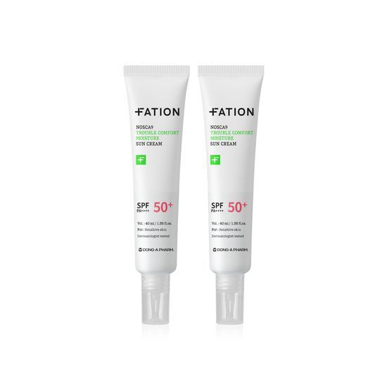 FATION Northcanine Trouble Comfort Moisture Sunscreen 40ml X 2 (Double)