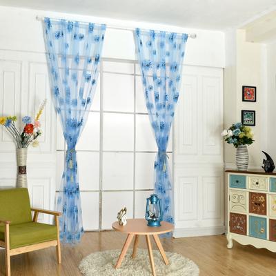 100x200cm Skir solrosgardinpanel Heminredning Rumsavdelare Valansdraperi