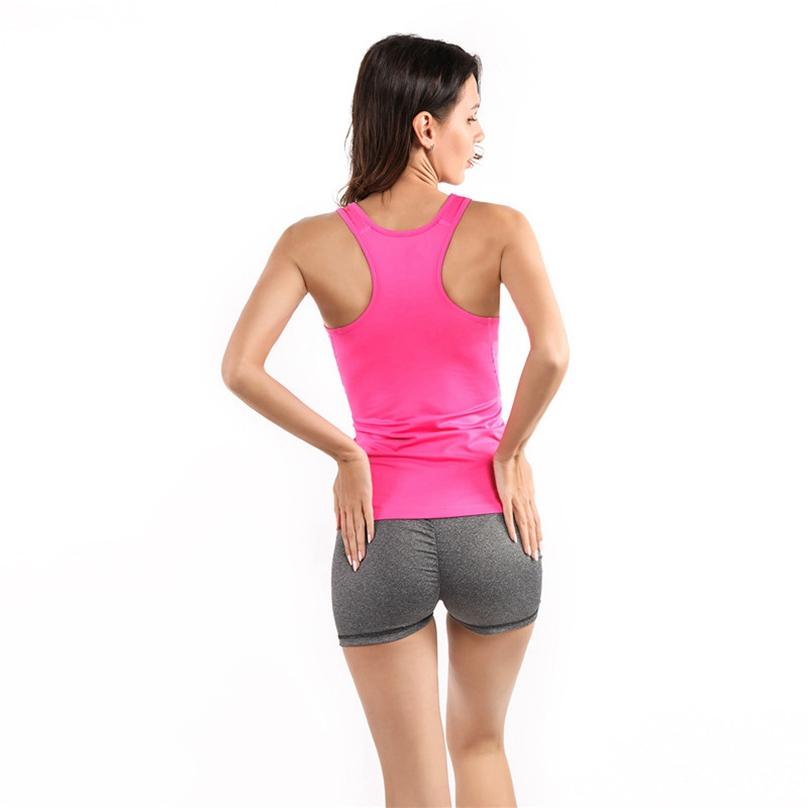 Damen Sommer Sportweste Laufen Ärmellos Schnelltrocknend Atmungsaktiv Ohne Polster Bodybuilding Yoga Kleidung