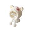 Baby Cute Hat Winter Thickened Cold Warm Scarf 0-3-6 Months Little Princess Fleece Hat Ear Protector