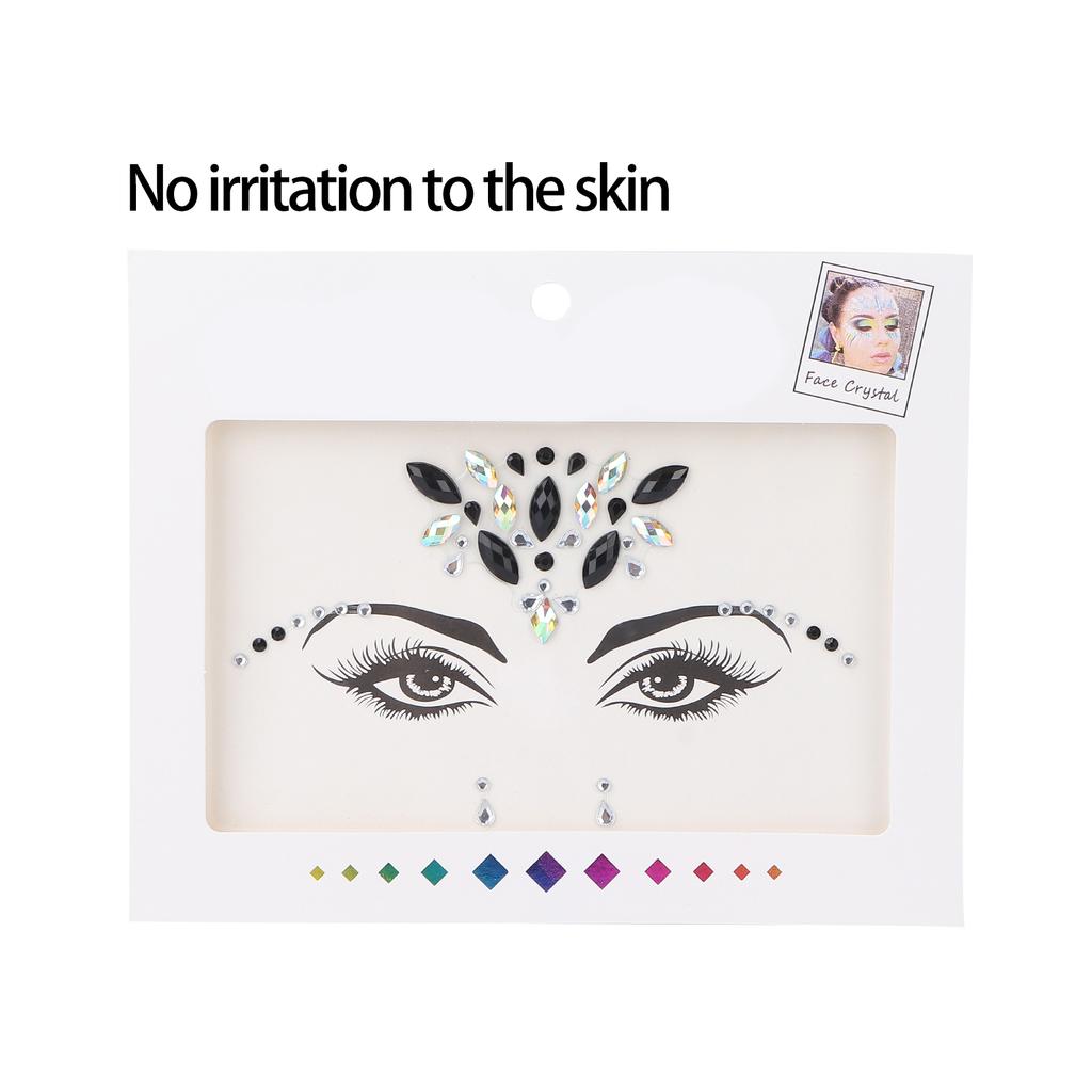 Ochi Față Strass Autocolant Sclipici Autocolante Temporare pentru Față Decorațiuni pentru Petrecere Festival