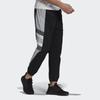 adidas Trainingshose mit Druckknopf und Farbblockdesign für Herren, Unterteile Schwarz GU1742