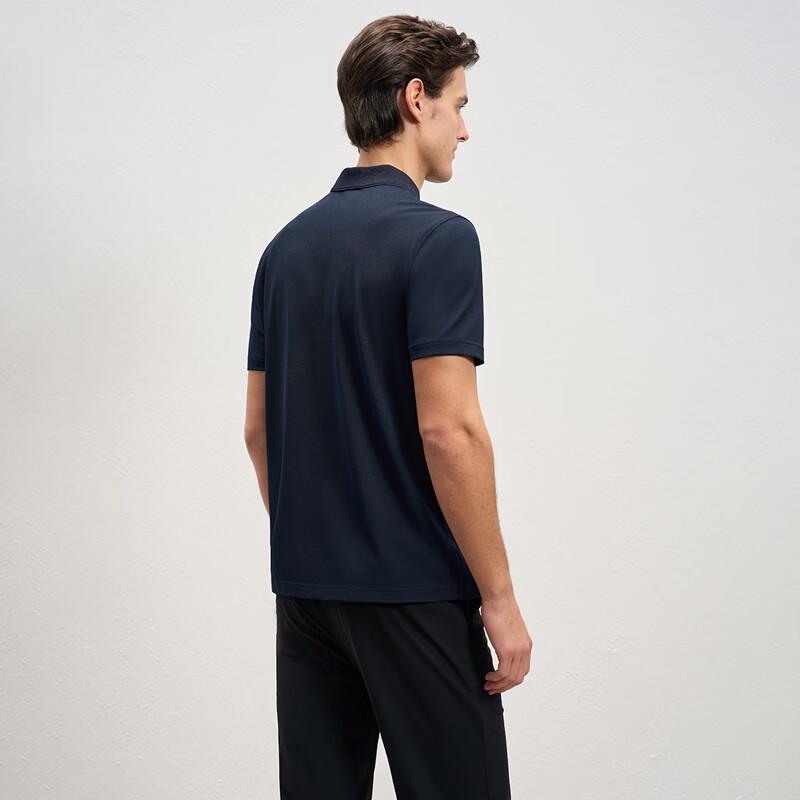 EMZ Men's Ice Silk Stretch Polo Shirt