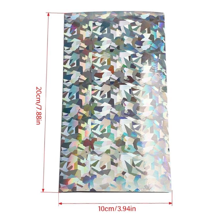 10Pcs Holographics Adhesive Film Hard Baits Lure Stickers Fishes Scale Lure Tape