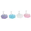 4pcs Nail Art Display Stand Cat Paw Shaped Magnetic Bottom Nail Tip Holder for Salon Use