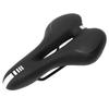 Bike Saddle Black Hollow Breathable Ergonomic Design Shock Absorption Sponge Padding Cycling Bike Saddle