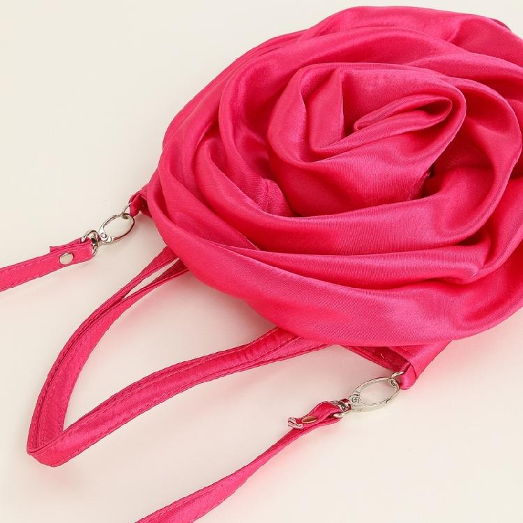 Shoulder Bag Clutch Bag 3D Rose Shape Crossbody Bag Handbag Fashion Tote