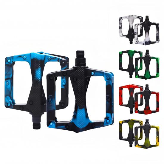 Universal Bike Pedals with Rolling Bearings Lightweight Large Platform Pedals for All Bicycles 6