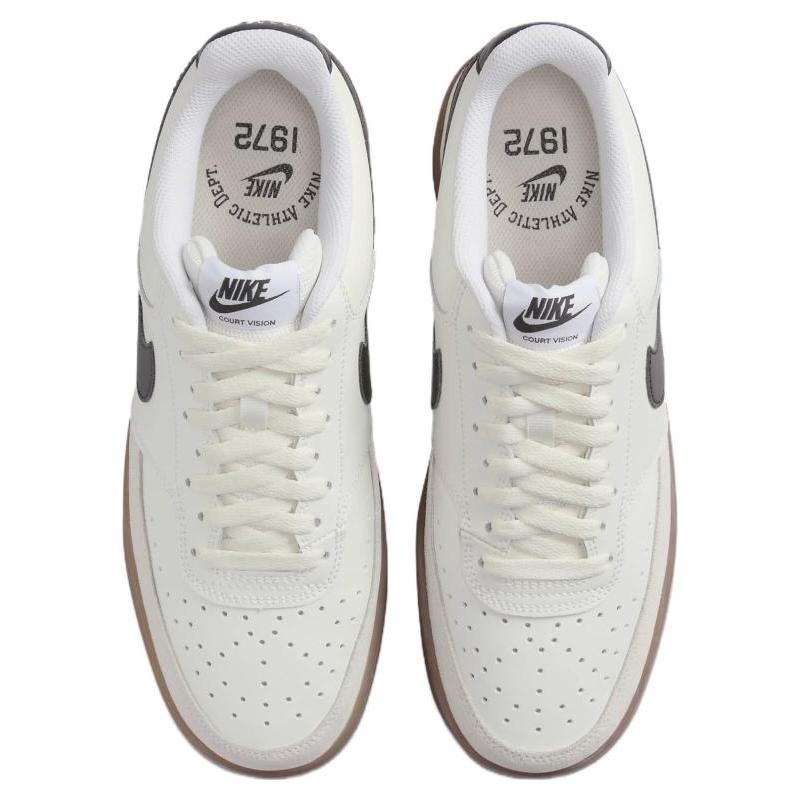 Nike Court Vision 1 Low White Black Gum Sneakers FQ8075-133