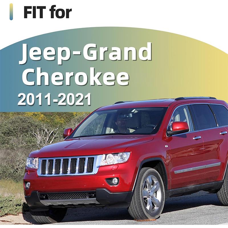 Car Door Window Pillar Post Trim Molding Cover B C Column Stickers Black Car Accessories for Jeep Grand Cherokee 2011-2021