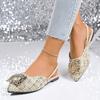 Fashion Ladies Shoes 2025 Closed Toe Women's Sandals Fashion Crystal Daily Slip-on Plus Size Best Seller Comfortable Closed Toe Sandals