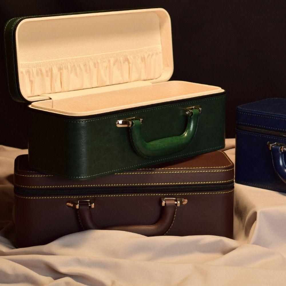 Rings Necklace Jewelry Storage Boxes Velvet Inner Bracelet Carrying Case Jewelry Storage