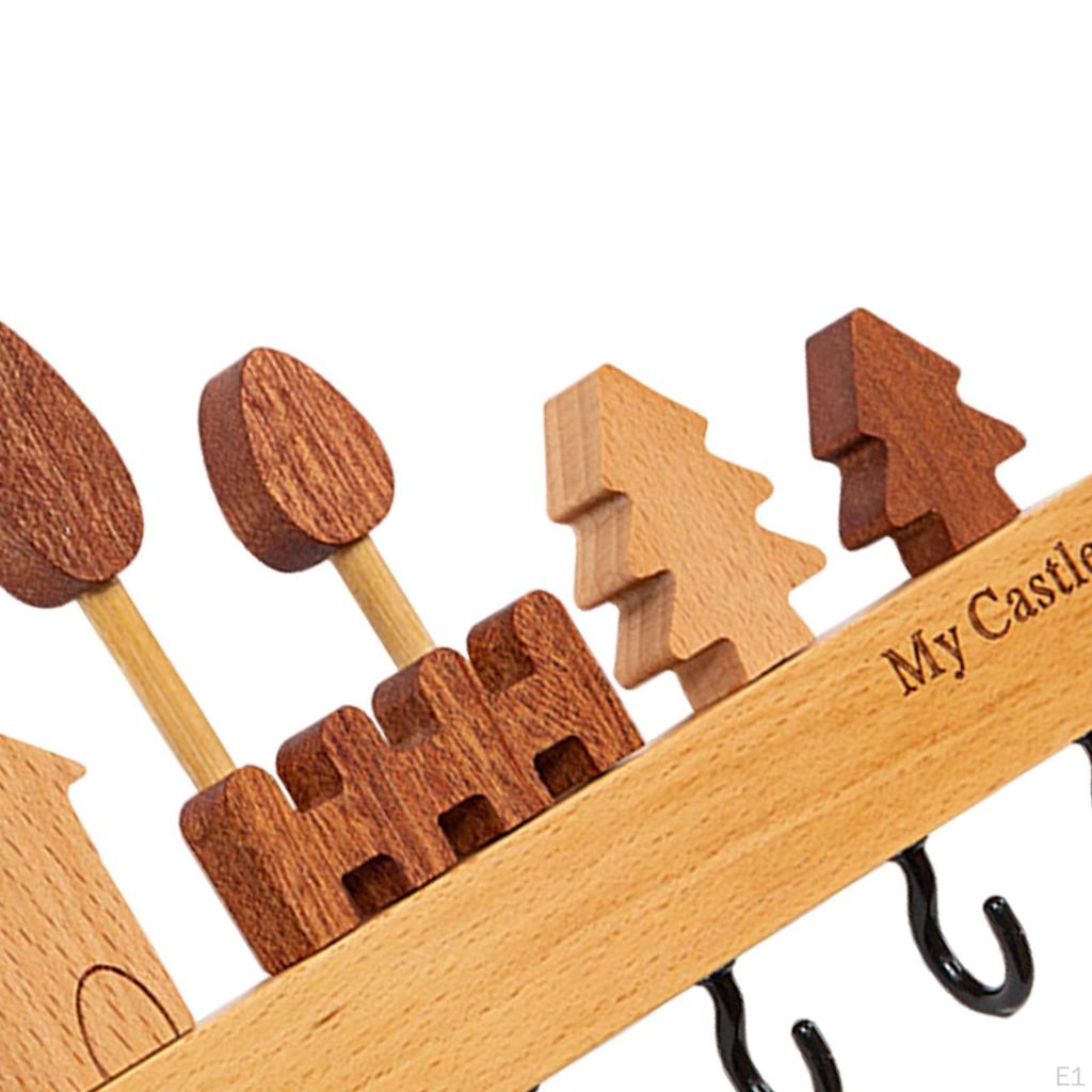 Key Holder Hooks Wall Hanger Rack Bathroom Bag Ornament Belt Office Doorway Bedroom Farmhouse