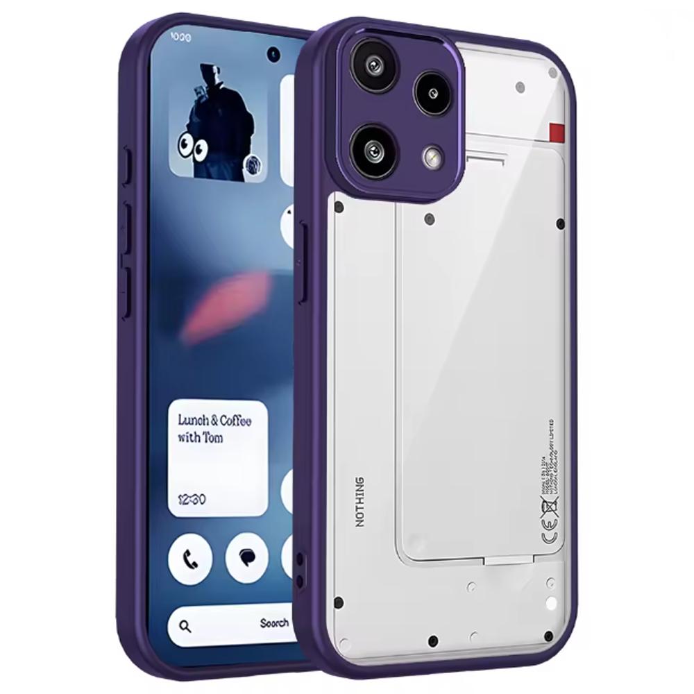 For Nothing Phone 3A Lite Case Nothing Phone3A Lite Phone Case Air Cushion Shockproof Silicon Bumper Clear Matte Back Cover Hard