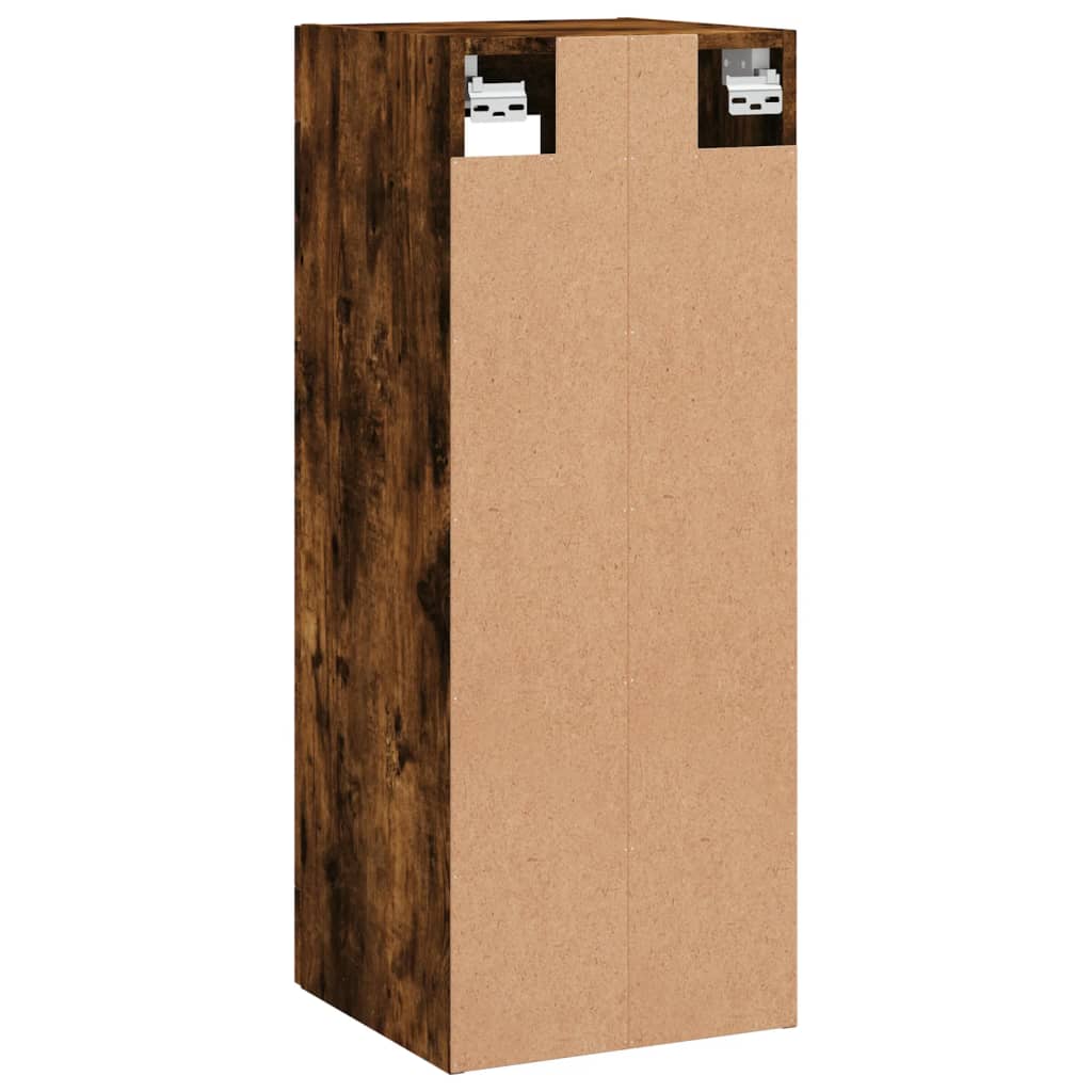 Wall Cabinet Smoked Oak 34.5 x 34 x 90 cm