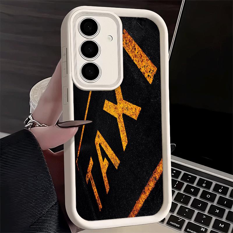 Phone Case for Samsung Galaxy S26 S25 Ultra S24 FE NYC Yellow Taxi Cabs Shell S23 Plus S22 + S21 S20 5G Soft Silicone Funda