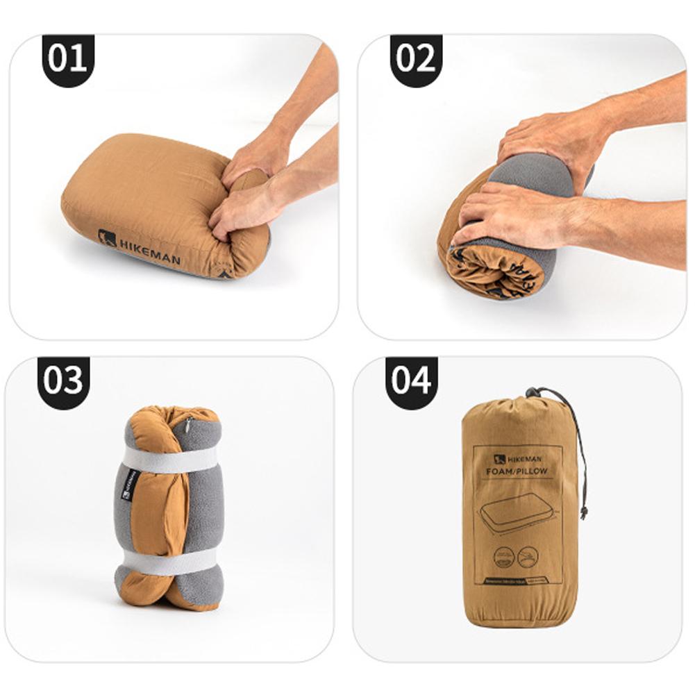 Soft Slow Rebound Memory Foam Pillow Outdoor Camping Travel Cervical Pillow Portable NoonBreak