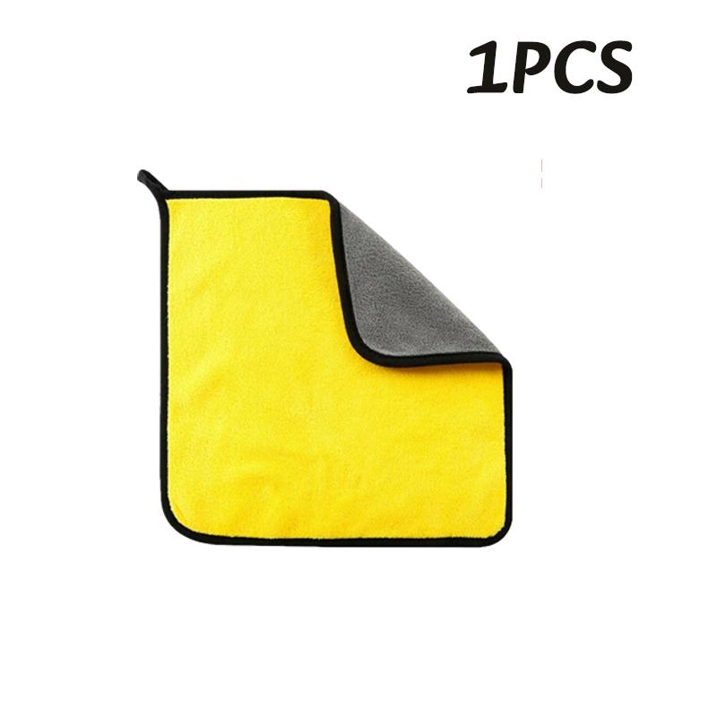

1/3/5PC Car Drying Towel Microfiber Clean Towel Super Absorbent Car Wash Towels Thicken Soft Drying Cloth Wash Towels Accessory