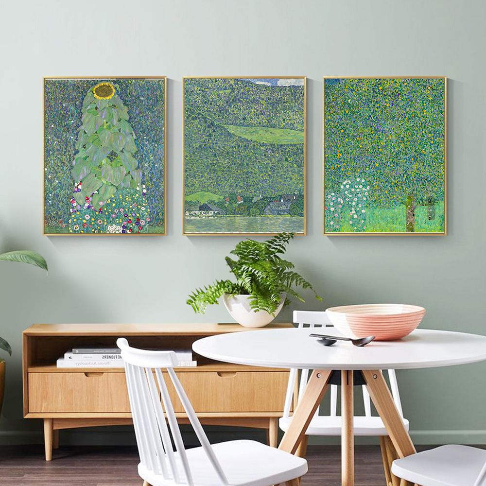 Abstract Graffiti Country Landscape Green Prints Poster Canvas Painting Modern Wall Art Pictures Living Room Bedroom Home Decor