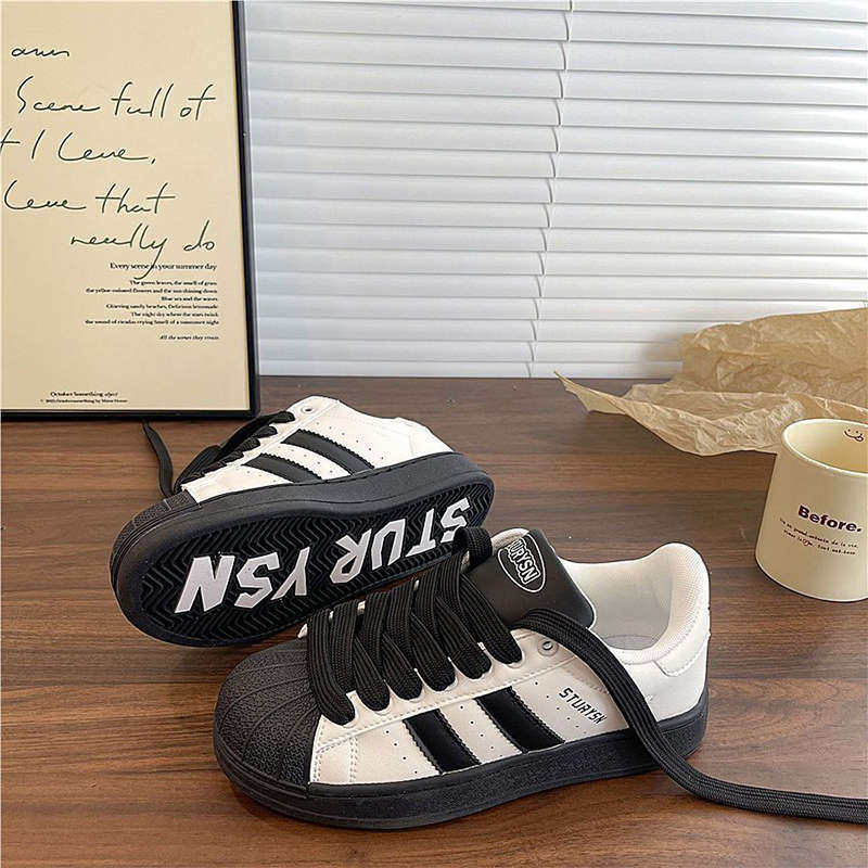 Shell head shoes little white shoes women's shoes spring and autumn 2025 new sports and leisure versatile shoes ins tide