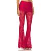 2025 European & American Summer High Waist Lace Flare Pants