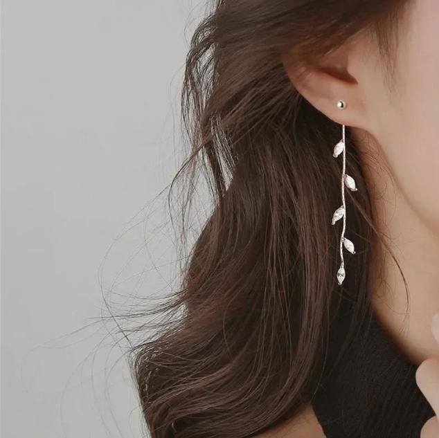 

Fashionable Earrings With Long And Elegant Tassel Earrings One Size