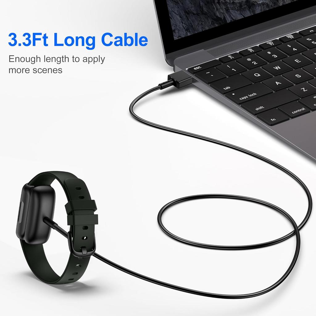 Charger Cable Replacement for Fitbit Inspire 3 Watch, 3.3Ft 1 Pack