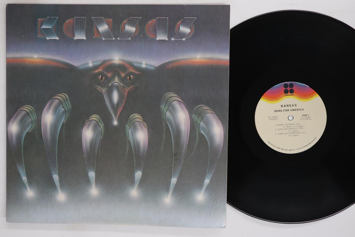 LP Record KANSAS  Song For America PZ33385 KANSAS 1986 US Rock Used