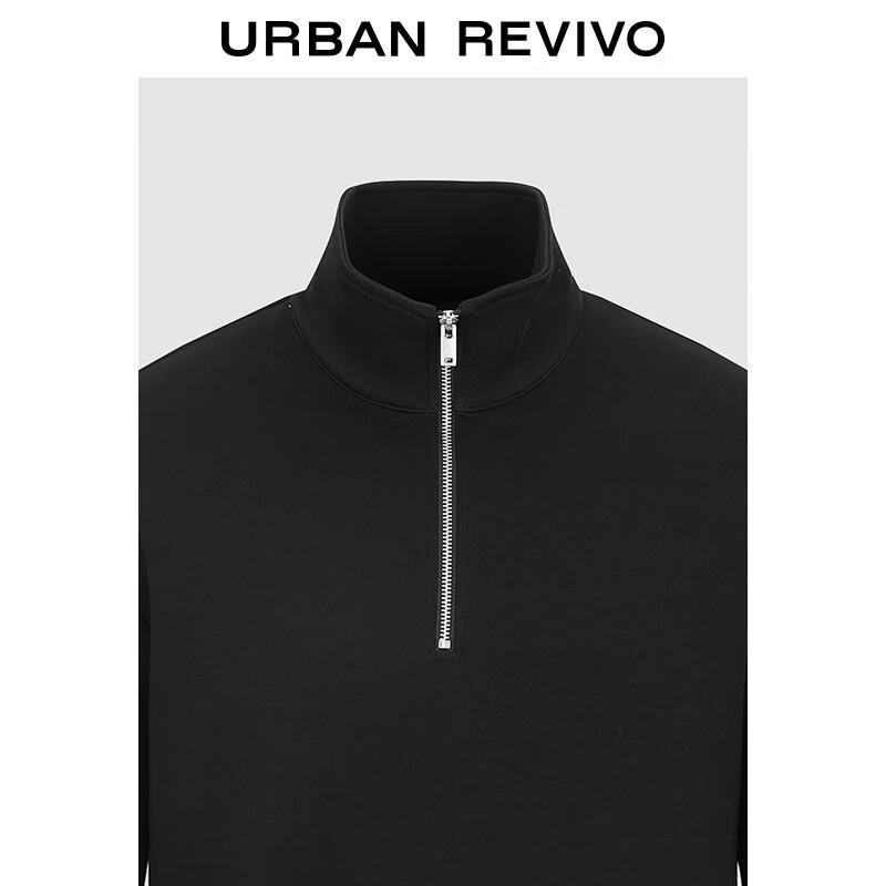 Men's Stand-Collar Half-Zip Sweatshirt