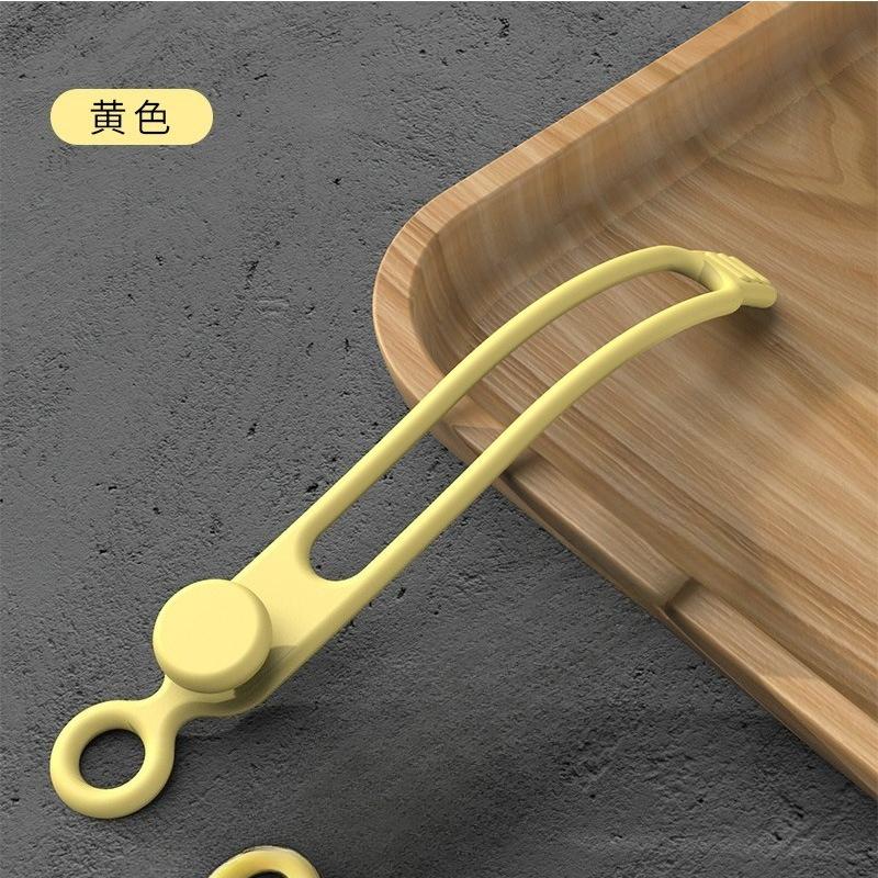 10/20 szt. Elastyczne Silikonowe Opaski do Kabli Organizer na Przewody Paski do Kabli Wielokrotnego Użytku Opaski na Przewody DIY Do Podróży Organizer na Przewody