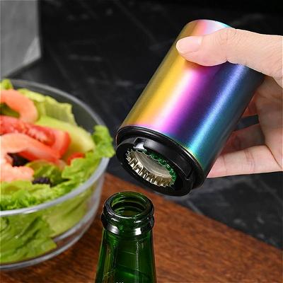 Creative Beer Bottle Opener Stainless Magnet Beer Opener Personalized Red Wine Bottle Opener Automatic Home Accessories Barware