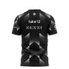 2024 New TSM Esports Team Uniform T-shirt PUBG CS GO Games Contest Jersey T Shirt Breathable Quick Dry Men Boy Training Clothing
