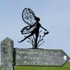 Metal Fairy Mailbox Topper Custom Garden Decorative Pediment Personalized Home