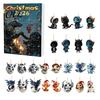 Acrylic Dragon Hanging Ornaments Advent Calendars 2026, 24 Days Christmas Countdown Calendar with To Ornaments, Collectible Pendants for Kids, Adults