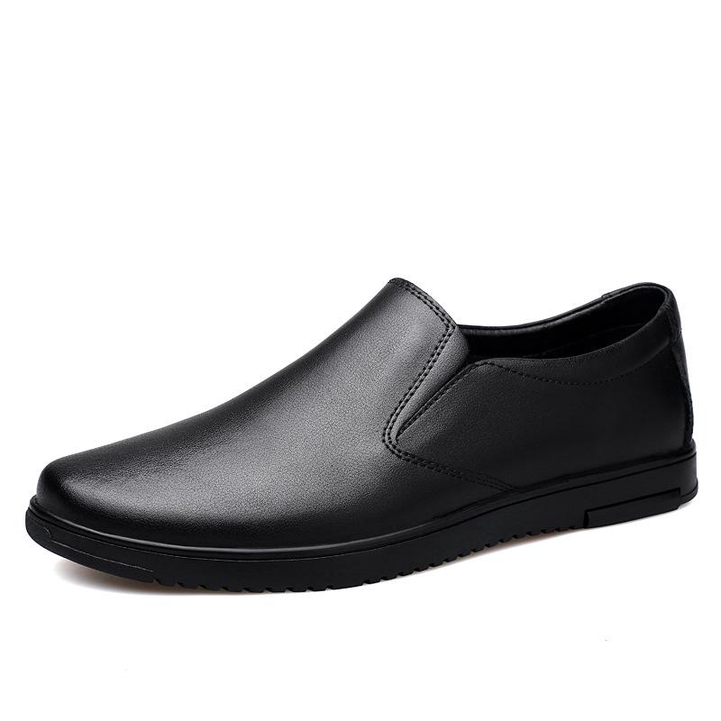 Men s Large Slip-on Loafers - Casual Leather, Cowhide, Spring/Summer Shoes 44