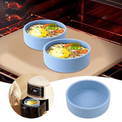 Grade Round Silicone Egg Fryer Cake For Air Fryer Microwave Oven Thickening Drop Dining Table Mats Fast Shipping
